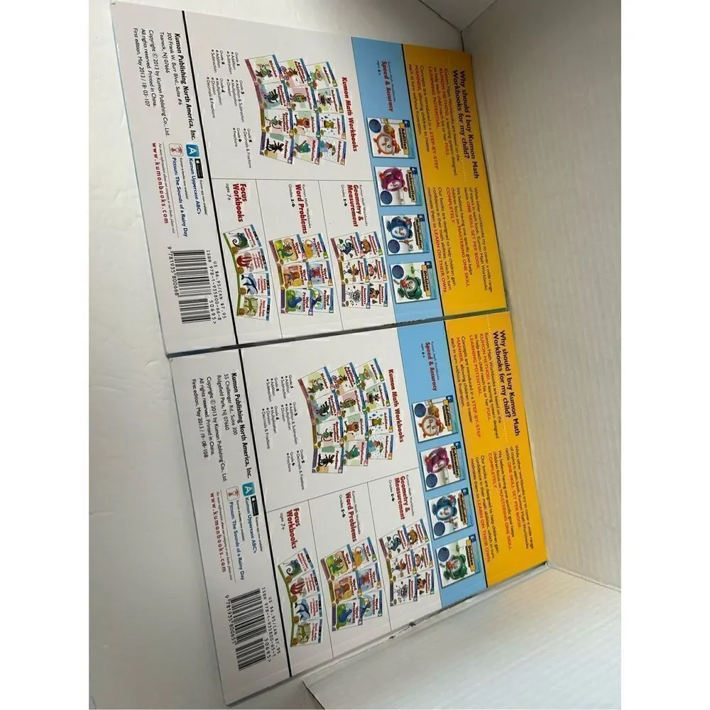 Kumon Speed & Accuracy Math workbooks-Two - Picture 2 of 2